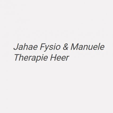 Jahae fysio Manuele Therapie Heer