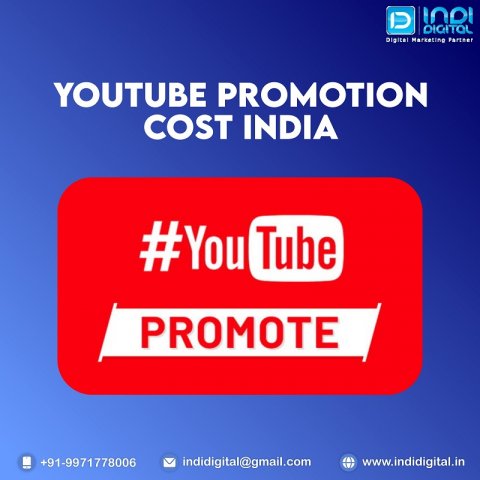 How Much do youtube promotion cost in India