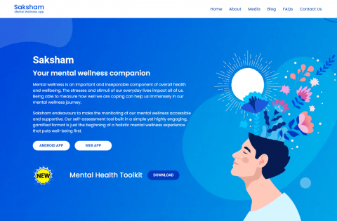 Saksham - Your mental wellness companion