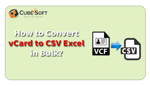 CubexSoft vCard to CSV Converter