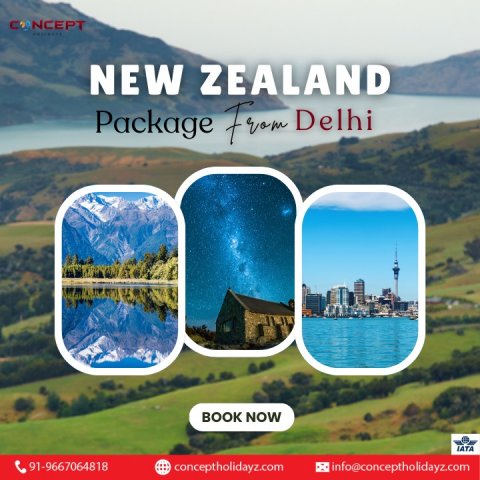 New Zealand Package from Delhi