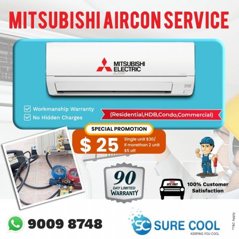 Mitsubishi Aircon Service, Singapore