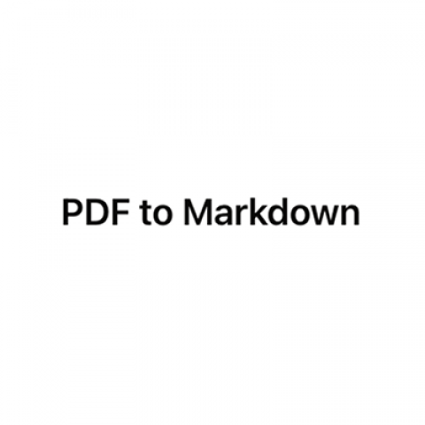 PDF to Markdown