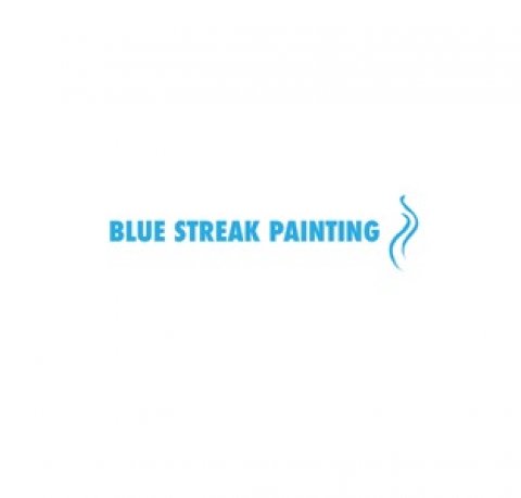 Blue Streak Painting