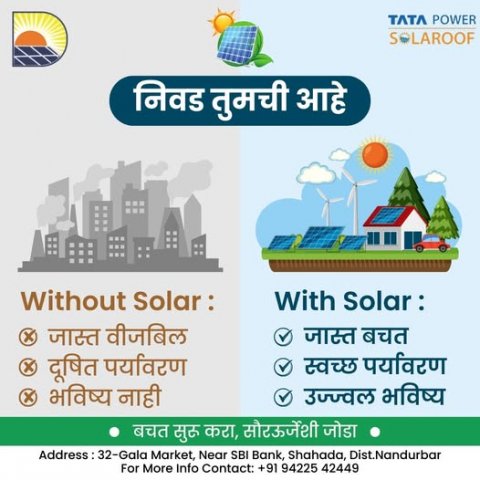 Dreamers World Smart Solutions LLP - Solar Energy Company in Shahada, Nandurbar