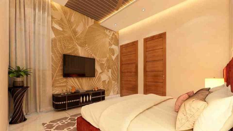 What variants are available in Omaxe Palm Greens and what is their price?