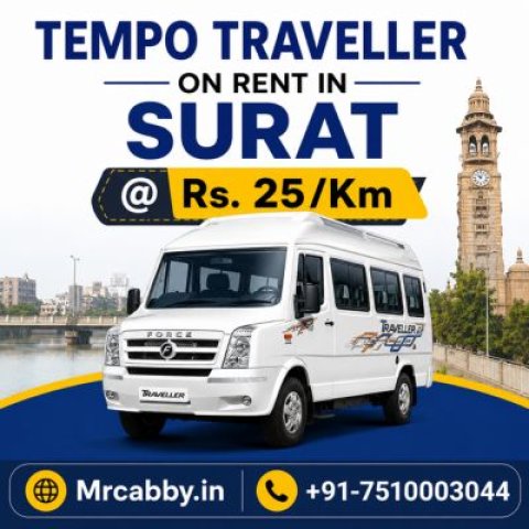 Always Top One– MrCabby Tempo Traveller on Rent in Surat