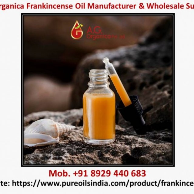 AG Organica Frankincense Oil Manufacturer & Wholesale Supplier