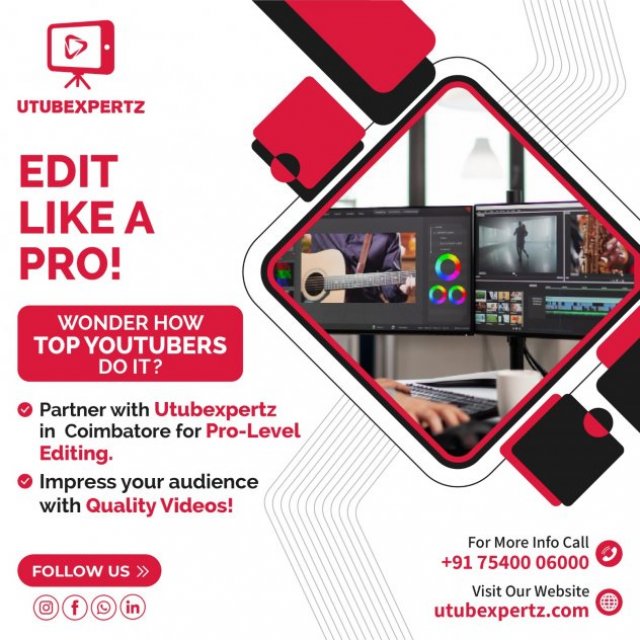 Utubexpertz  -  Video Editing  Services in  Coimbatore