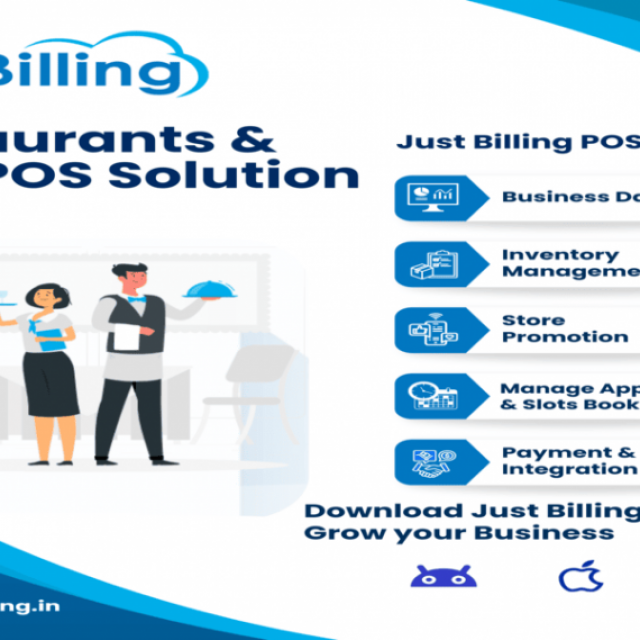 Serve up success with Just Billing: Your ultimate Restaurants & QSR POS software