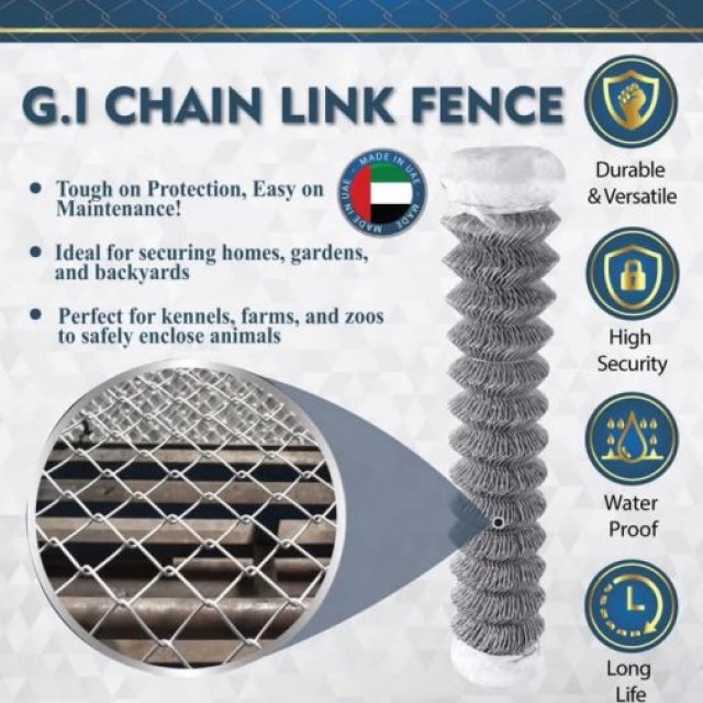 Hot Dipped G.I Chainlink Fence
