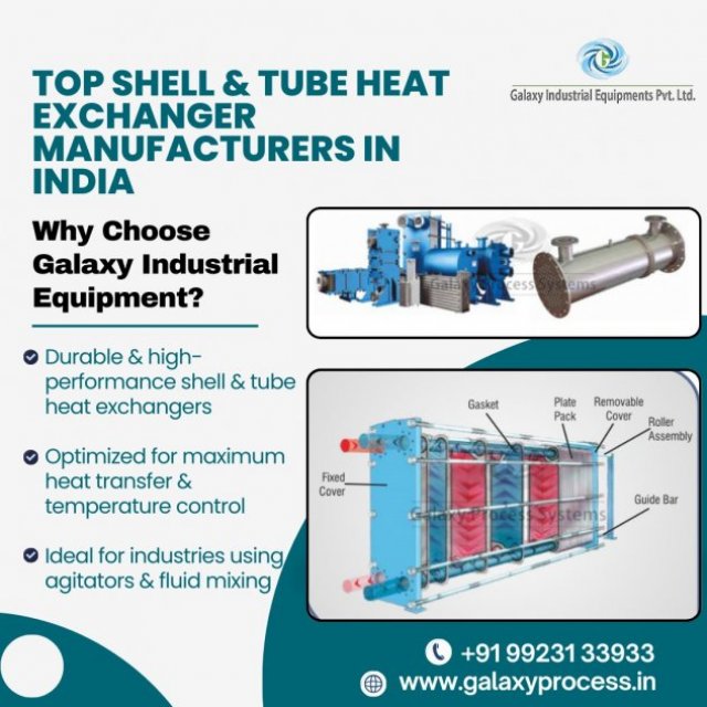 Shell & Tube Heat Exchanger Manufacturers in India | Galaxy Industrial Equipments