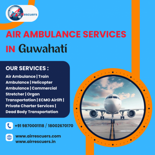 Air Ambulance Services in Guwahati | 24/7 Emergency Medical - Air Rescuers
