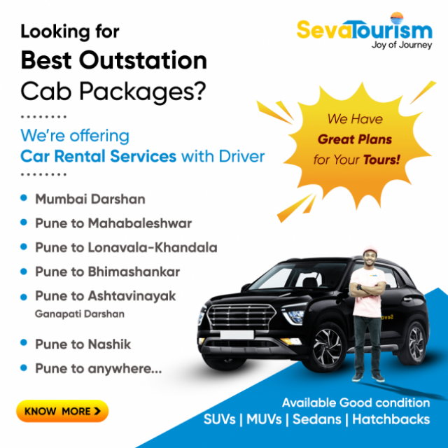 Outstation Cab Services From Pune