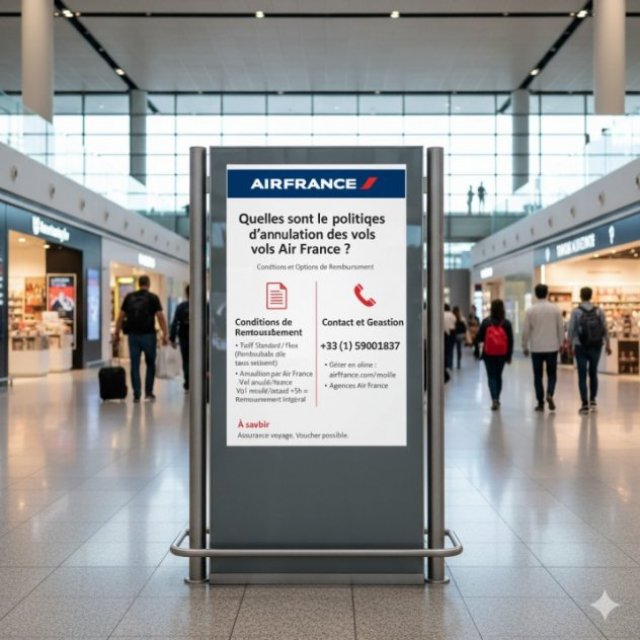 Annulation vol Air France - Que faire en cas d'annulation de votre vol ?