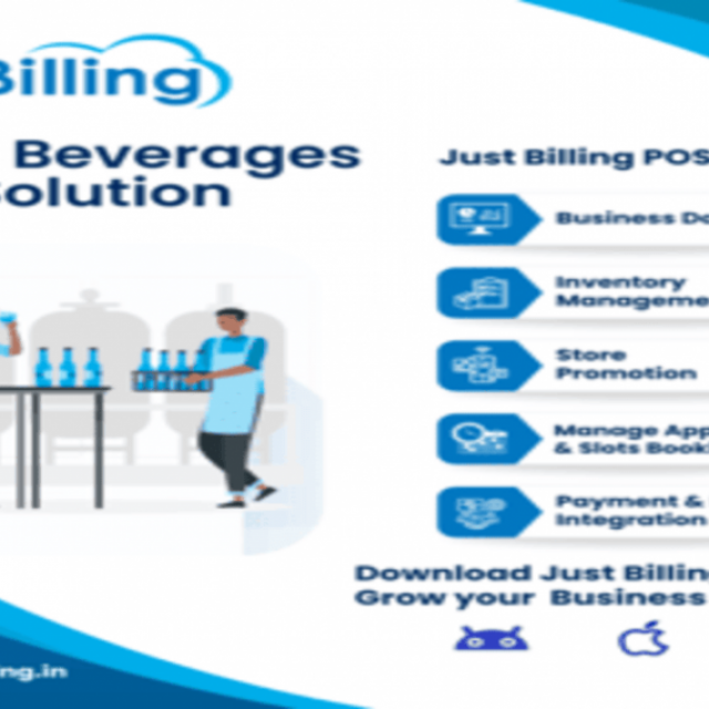 Elevate your service with Just Billing Bar & Beverages POS Software