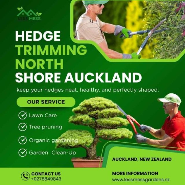 Less Mess Gardens - Expert Hedge Trimming North Shore Auckland