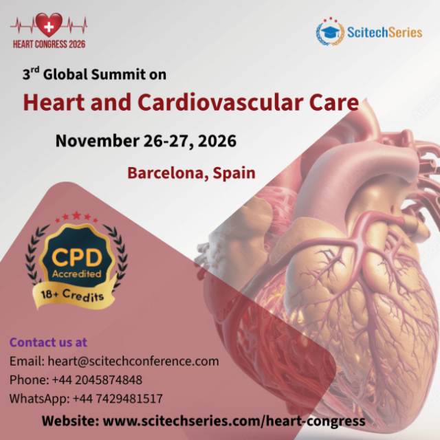 3rd Global Summit on Heart and Cardiovascular Care