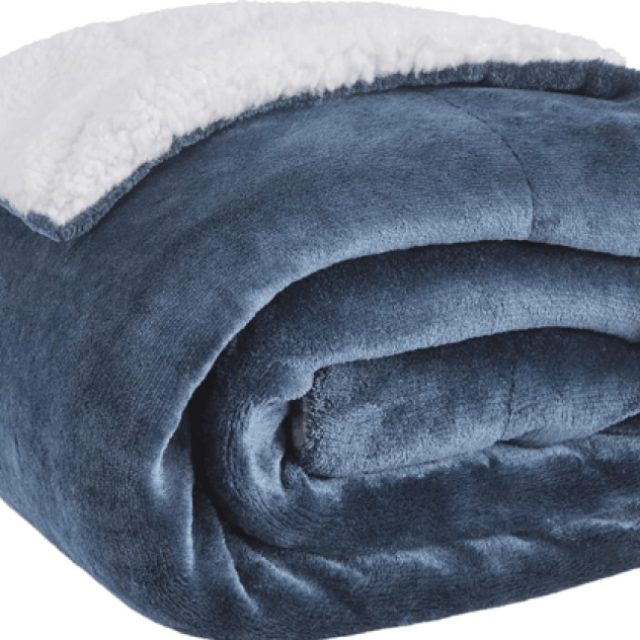 Sherpa Fleece Blanket Soft Plush Throw for Couch