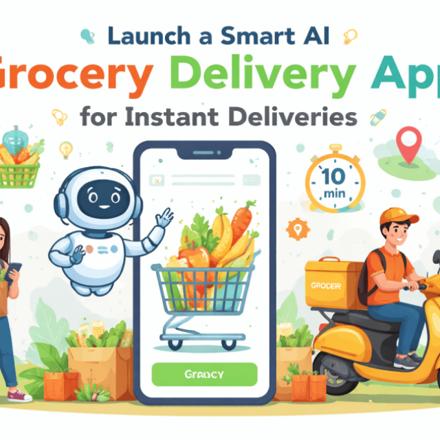 Launch a Smart AI Grocery Delivery App for Instant Deliveries