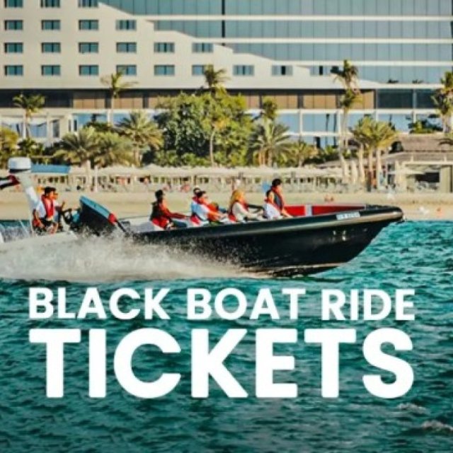 Black Boat Tours Dubai Booking | Dubai Ticket Expert