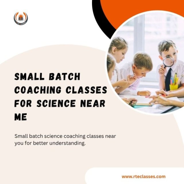 Small batch coaching classes for science near me