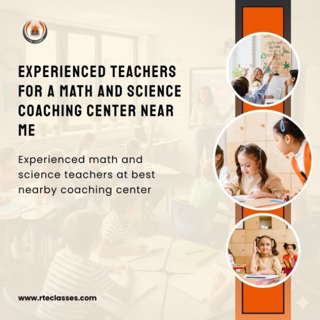Experienced teachers for a math and science coaching center near me
