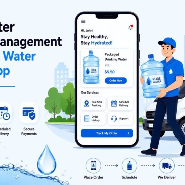 Smart Water Delivery Management with Bottle Water Delivery App