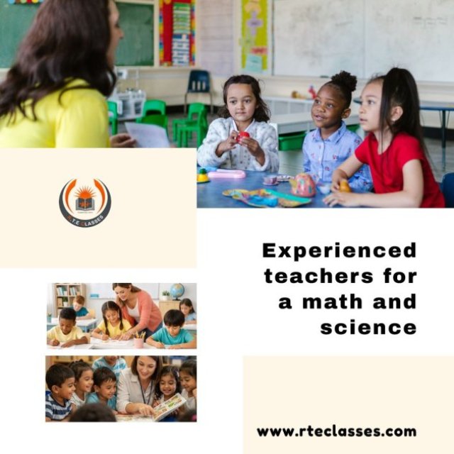 Experienced teachers for a math and science coaching center near me