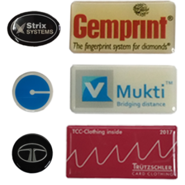 Domed Stickers Manufacturer in India | IntraAction Electronics