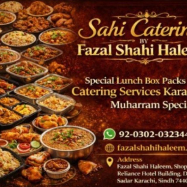 Shahi Catering by Fazal Shahi Haleem