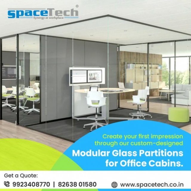 Modular Glass Partition Supplier in Pune - SpaceTech