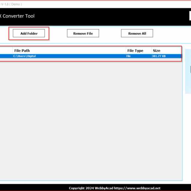 WebbyAcad MBOX Converter Exporter Tool