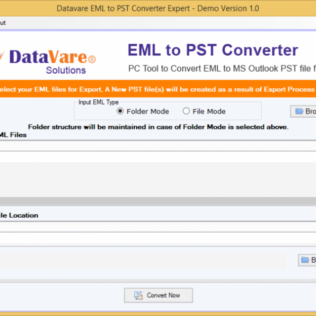 DataVare EML To PST Converter Expert