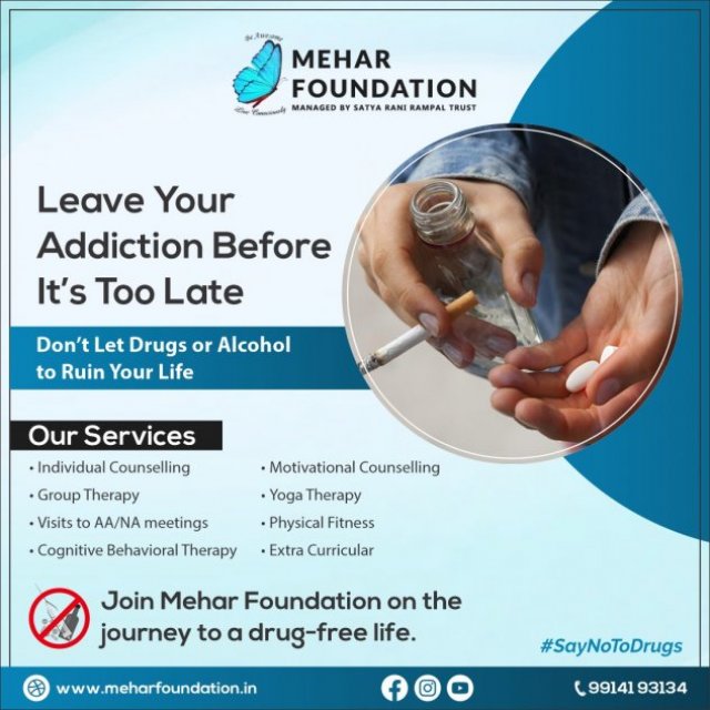 Mehar Foundation, Best Alcohol Rehab Centre in Delhi