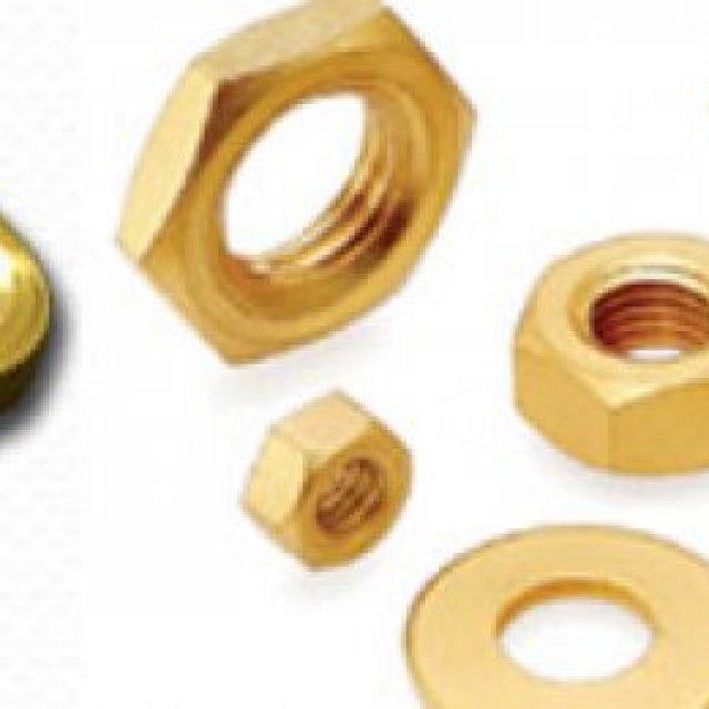 Brass nuts and Brass Inserts India