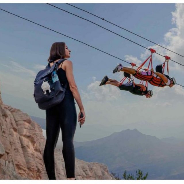 Ras AL Khaimah Jebel Jais Zipline