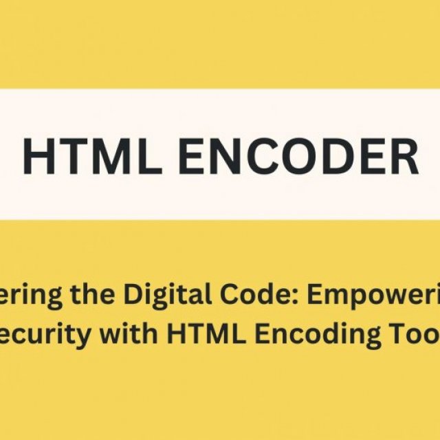 Deciphering the Digital Code: Empowering Web Security with HTML Encoding Tools