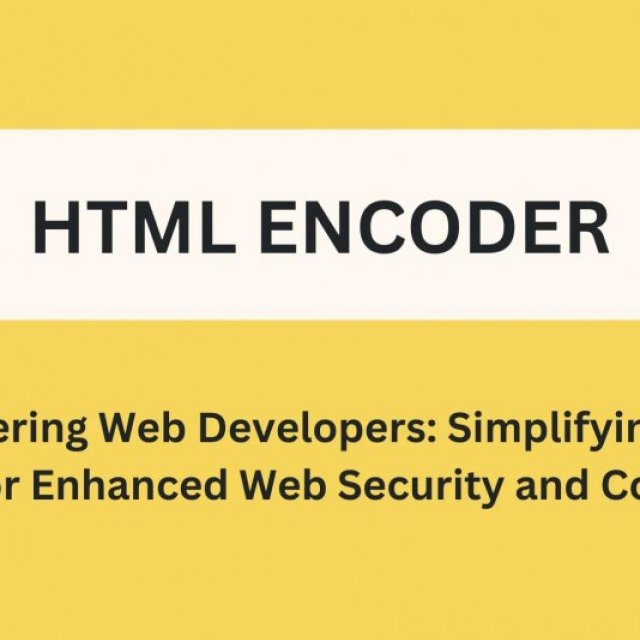 Empowering Web Developers: Simplifying HTML Encoding for Enhanced Web Security and Compatibility