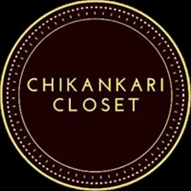 Chikankari Closet-black chikankari kurta with palazzo