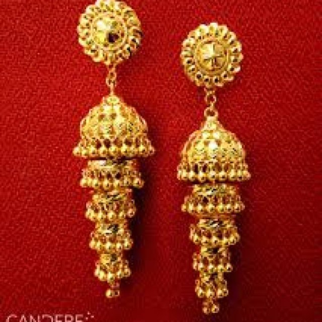 New Jhumka Designs with Best Price at Candere by Kalyan Jewellers