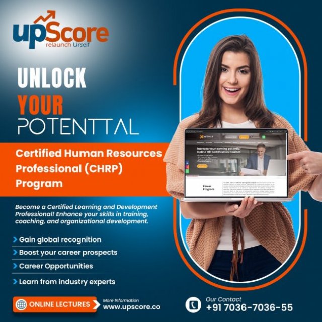 Up score’s Certified Human Resources Professional (CHRP) program!