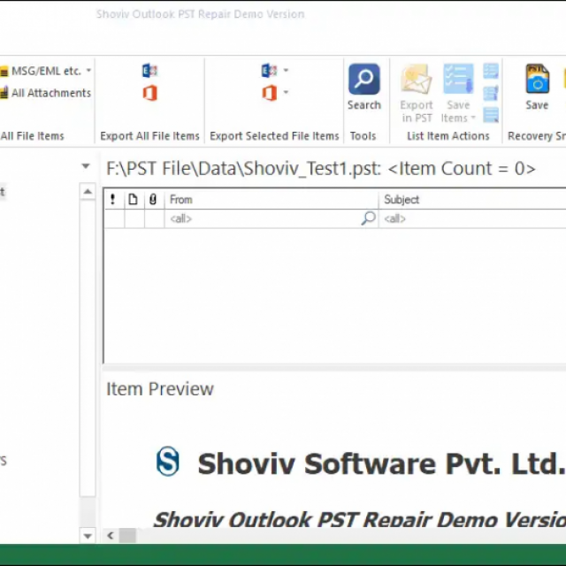 Shoviv Outlook PST Repair Tool