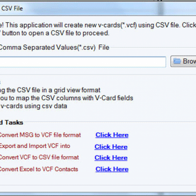 CSV to VCF Converter