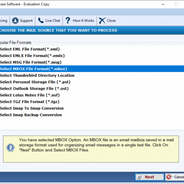 FixVare MBOX to PST Converter