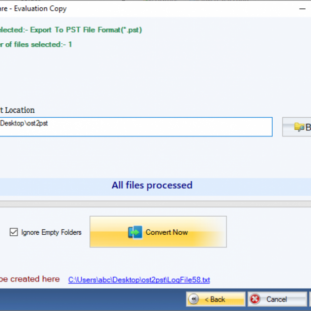 FixVare OST to PST Converter