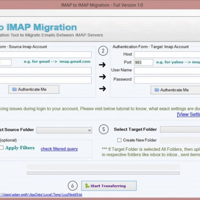 Latest Services IMAP to IMAP Migration