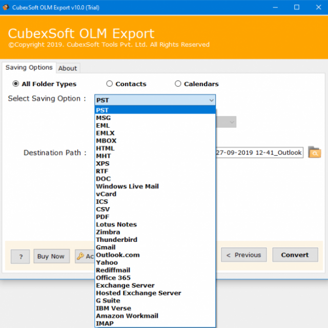 CubexSoft OLM Converter- [Advanced Solution for OLM File Conversion]