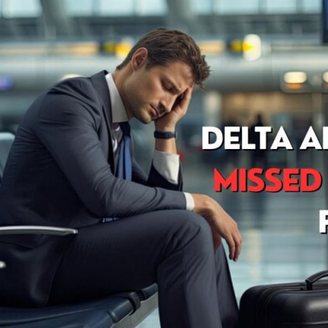 What happens if you miss a flight in Delta?