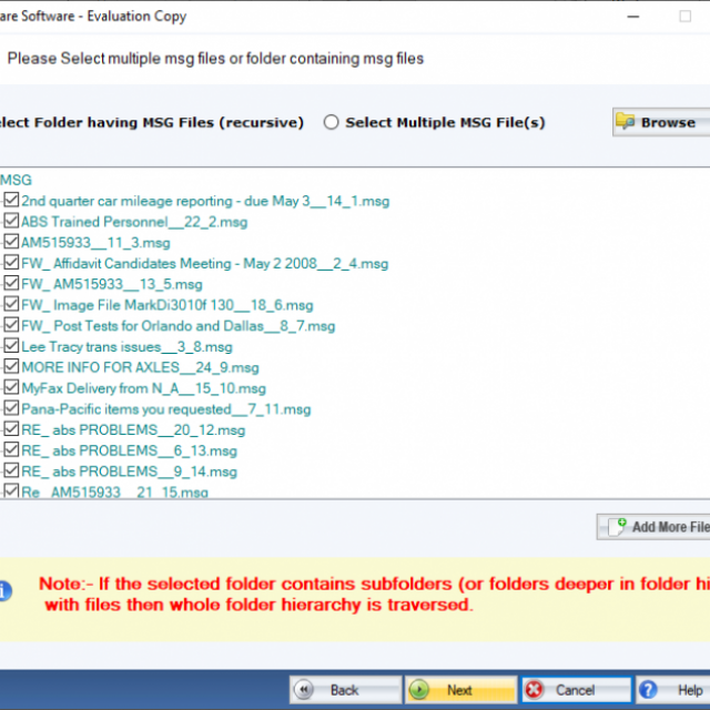 FixVare MSG to PST Converter